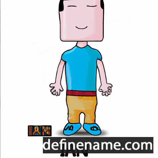 cartoon of the name Inan