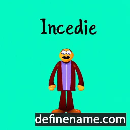 cartoon of the name Indaleci