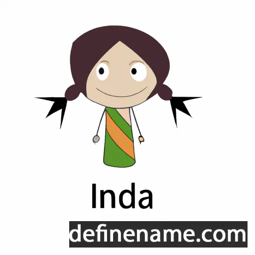 Indea cartoon