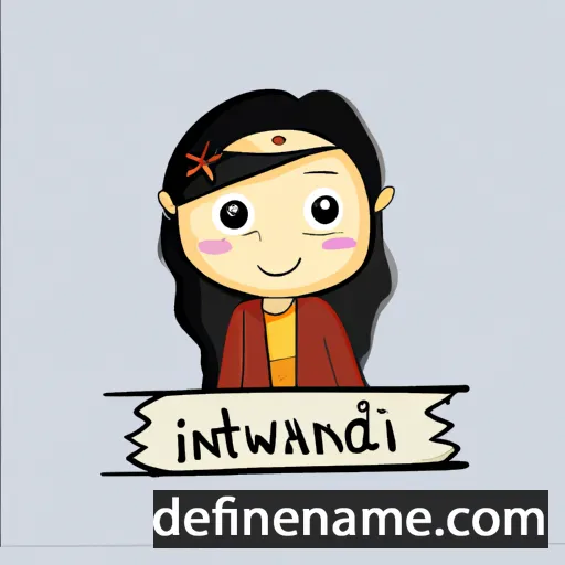 Indrawati cartoon