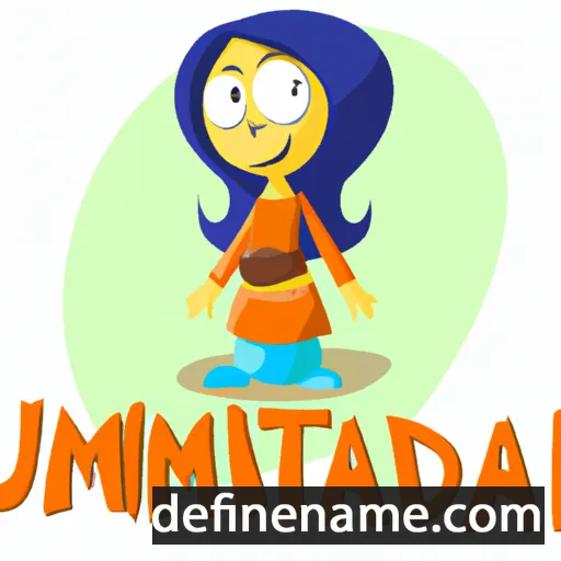 cartoon of the name Indumati