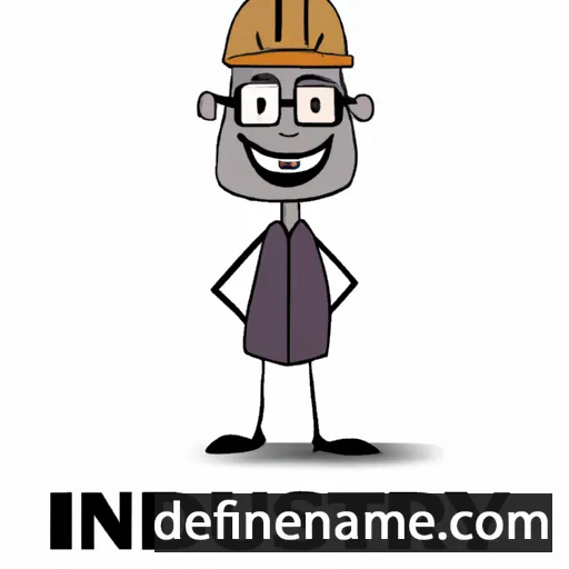 cartoon of the name Industriy