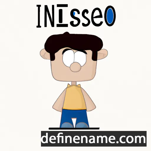 cartoon of the name Inésio