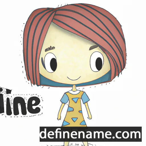 cartoon of the name Ine