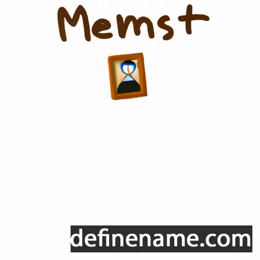 cartoon of the name Inemesit