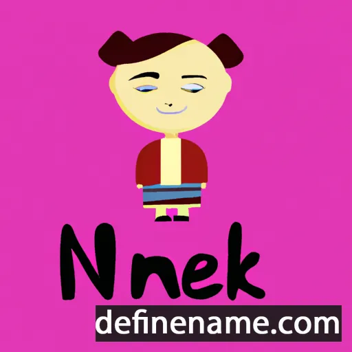 cartoon of the name Inenek