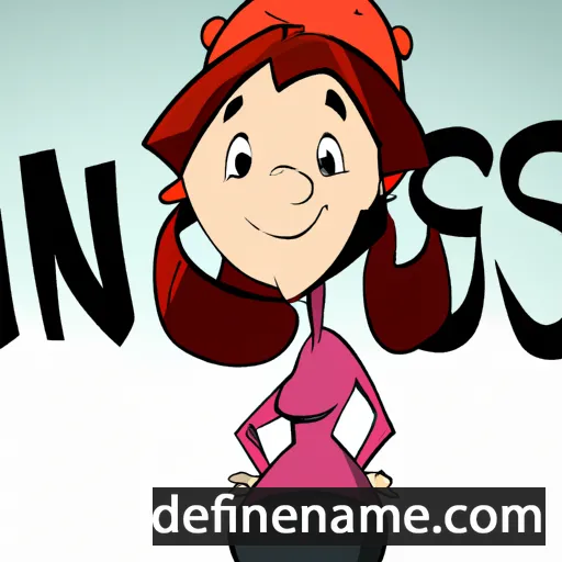 cartoon of the name Iness