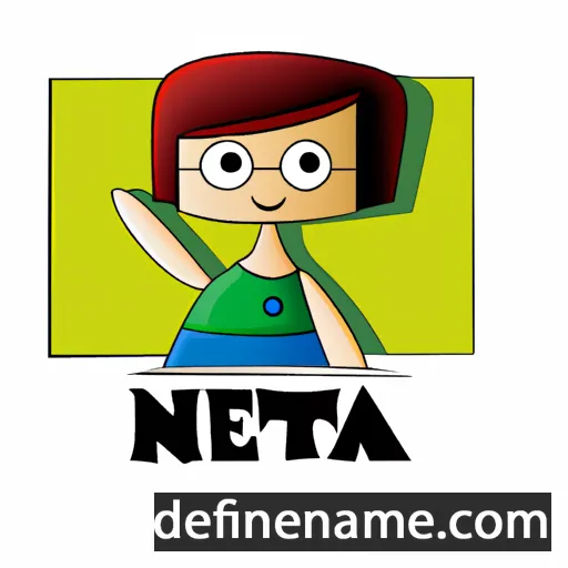 cartoon of the name Ineta