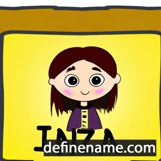 cartoon of the name Ineza