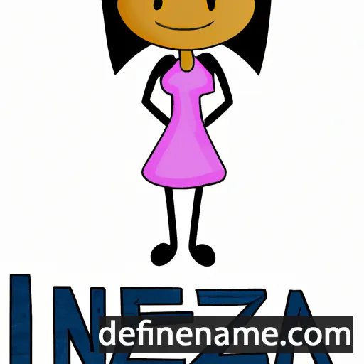 cartoon of the name Inezia