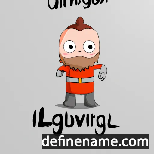 cartoon of the name Ingálvur