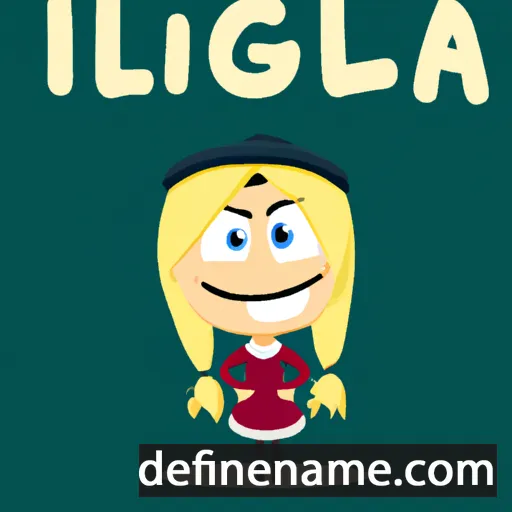 cartoon of the name Ingalisa