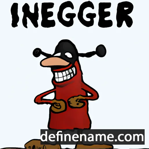 cartoon of the name Ingebjør