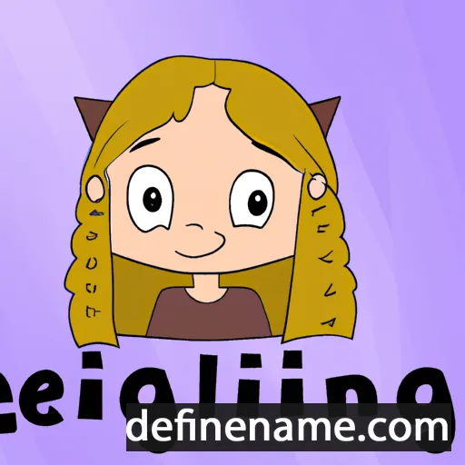 cartoon of the name Ingelin