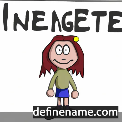 cartoon of the name Ingemette