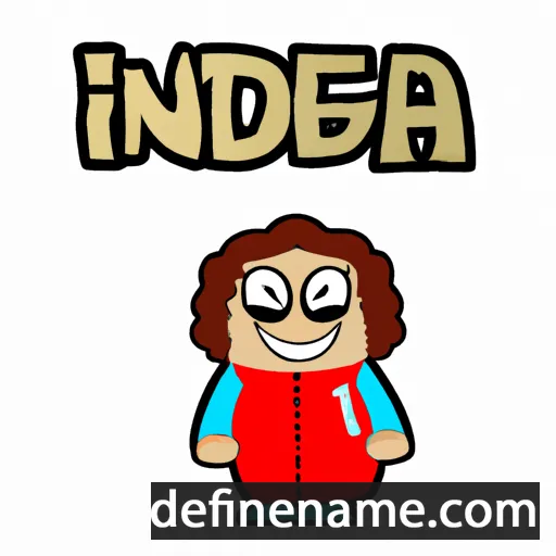 cartoon of the name Ingerda