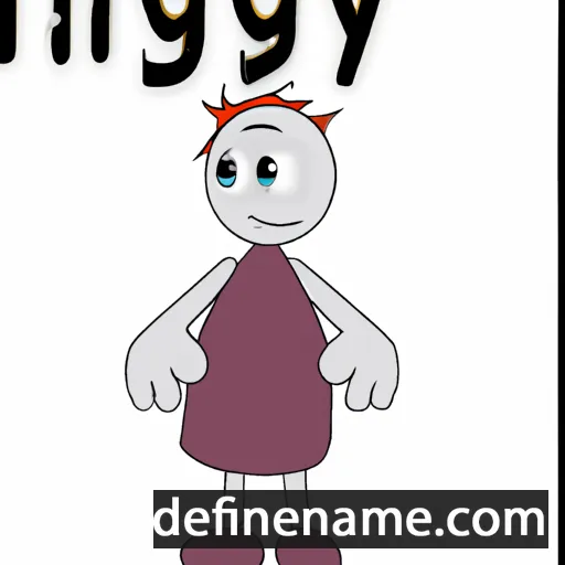 cartoon of the name Ingey