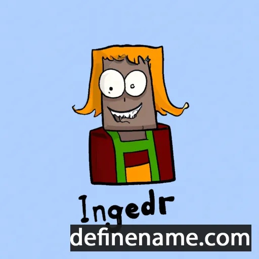 cartoon of the name Inggerd