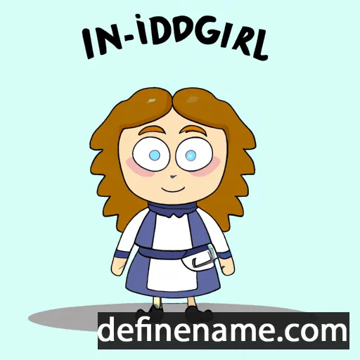 Ingifríðr cartoon