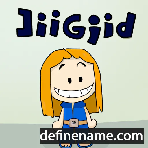 Ingifríður cartoon