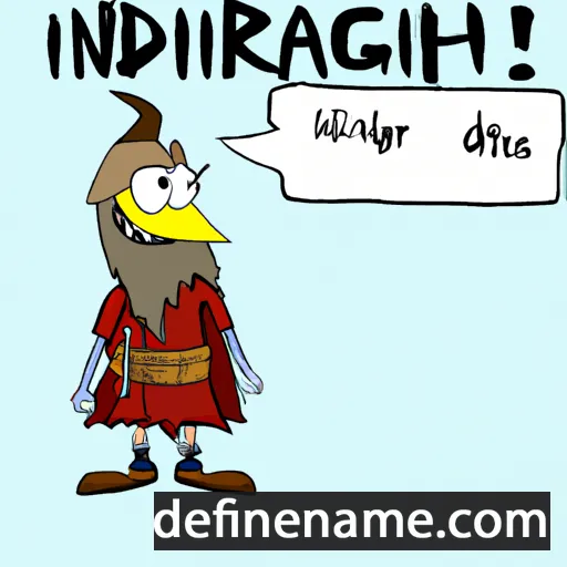 cartoon of the name Ingigärdh