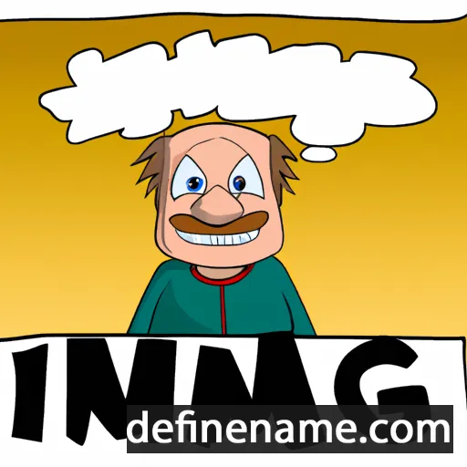 cartoon of the name Ingmaj