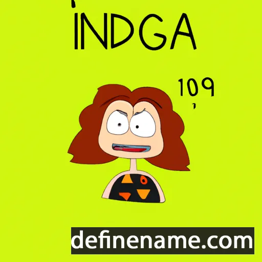 cartoon of the name Ingreda