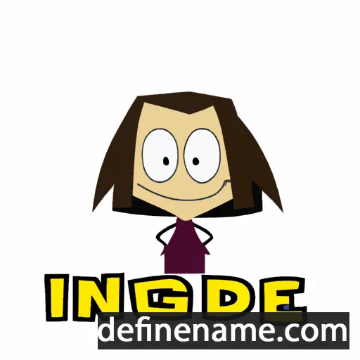 cartoon of the name Ingride