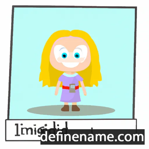 cartoon of the name Ingrið