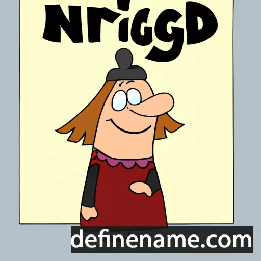 cartoon of the name Ingtrud