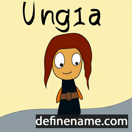 cartoon of the name Inguna