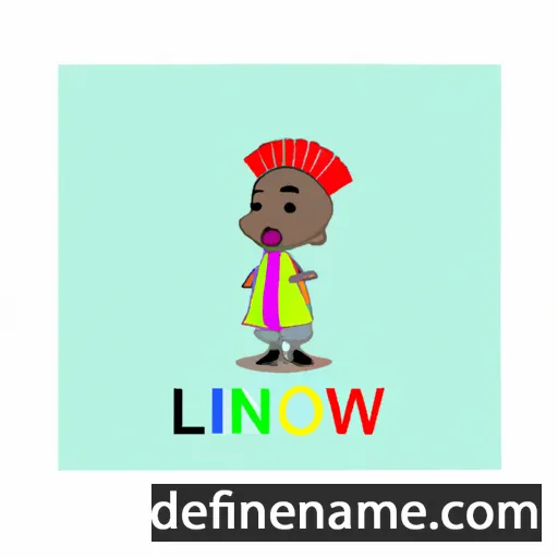 cartoon of the name Inioluwa