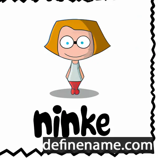 cartoon of the name Inneke