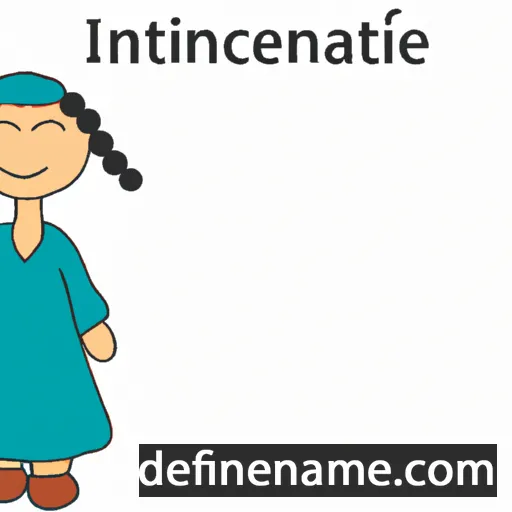 cartoon of the name Innozentia