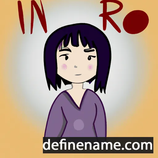 Inori cartoon