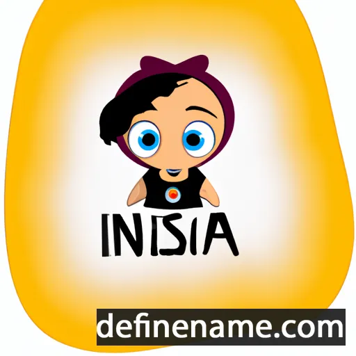 cartoon of the name Insa