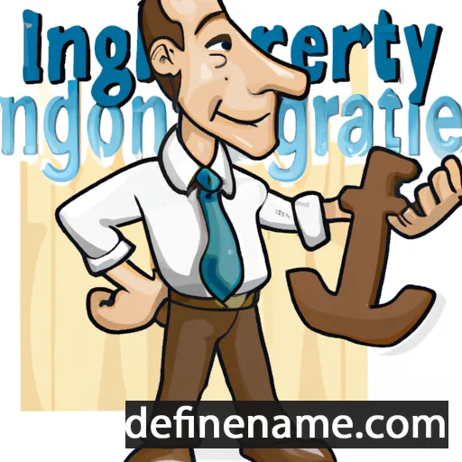 cartoon of the name Integrity