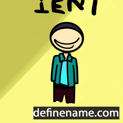 cartoon of the name Inten