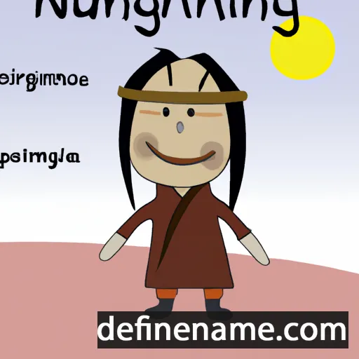 cartoon of the name Inunnguaq