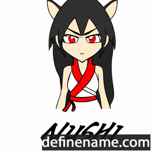 cartoon of the name Inuyasha