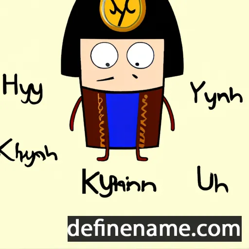 cartoon of the name Inykhnum