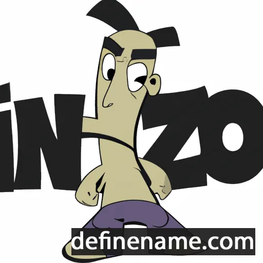 cartoon of the name Inzo