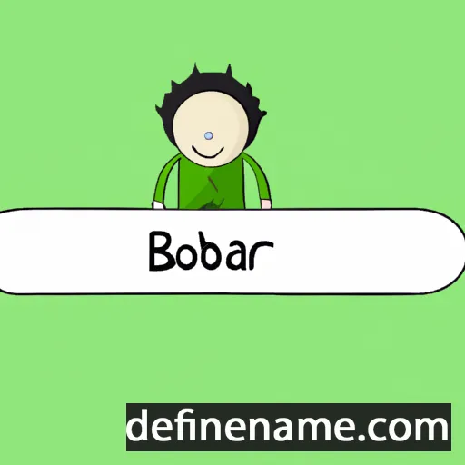 cartoon of the name Iobhar