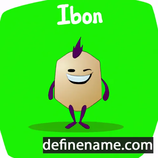 cartoon of the name Iobiorn