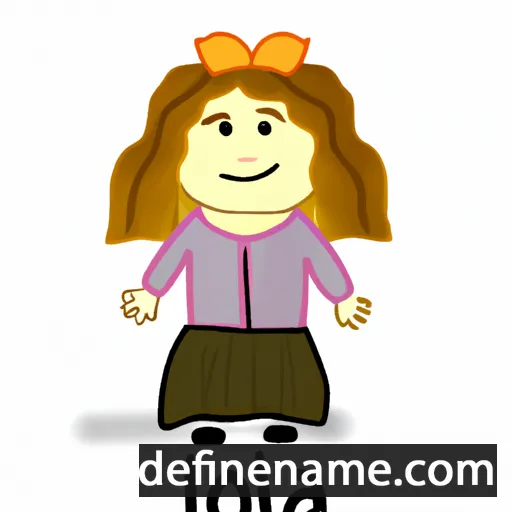 cartoon of the name Ioela