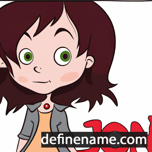 cartoon of the name Ione