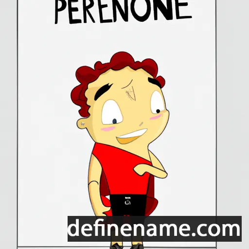 cartoon of the name Iperione