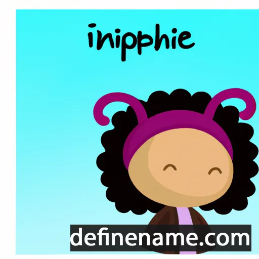 cartoon of the name Iphigénie