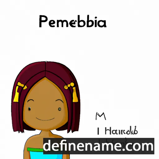 cartoon of the name Iphimedeia