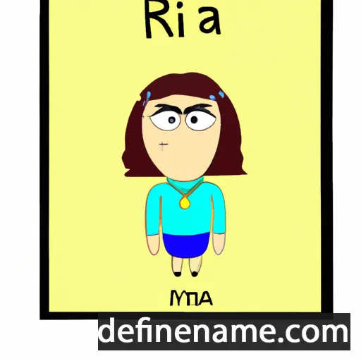 cartoon of the name Ira